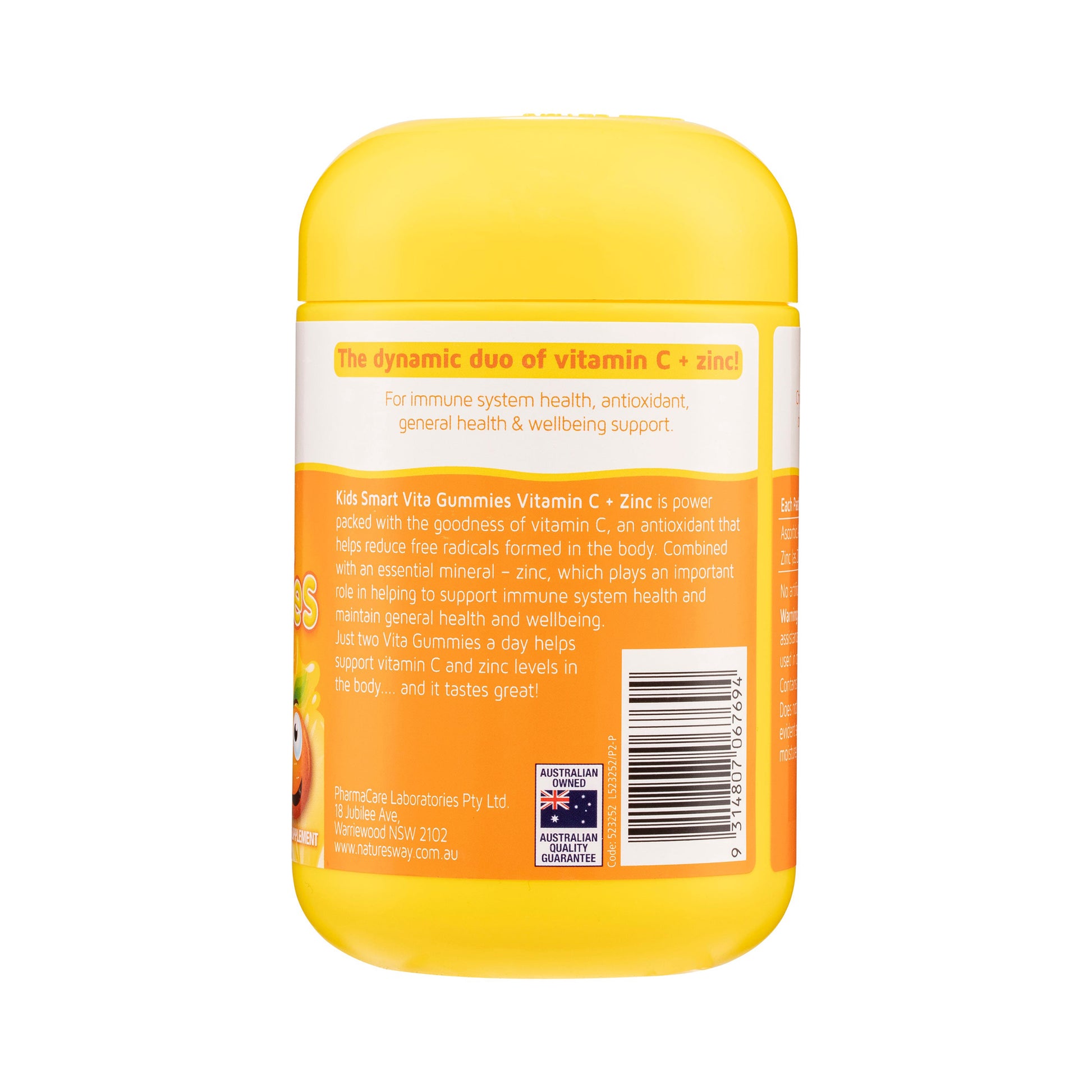 Nature's Way Kids Smart Vita Gummies Vitamin C Zinc 120 Pack