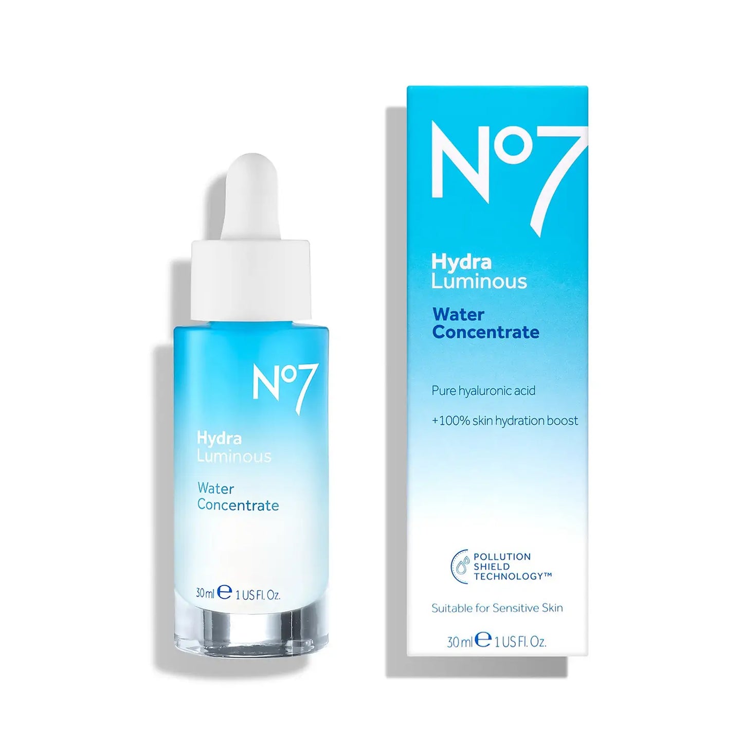 No7 HydraLuminous Water Concentrate 30 mL