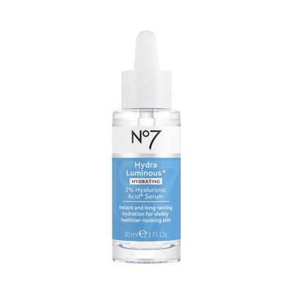 No7 HydraLuminous+ 2% Hyaluronic Acid Serum 30 mL
