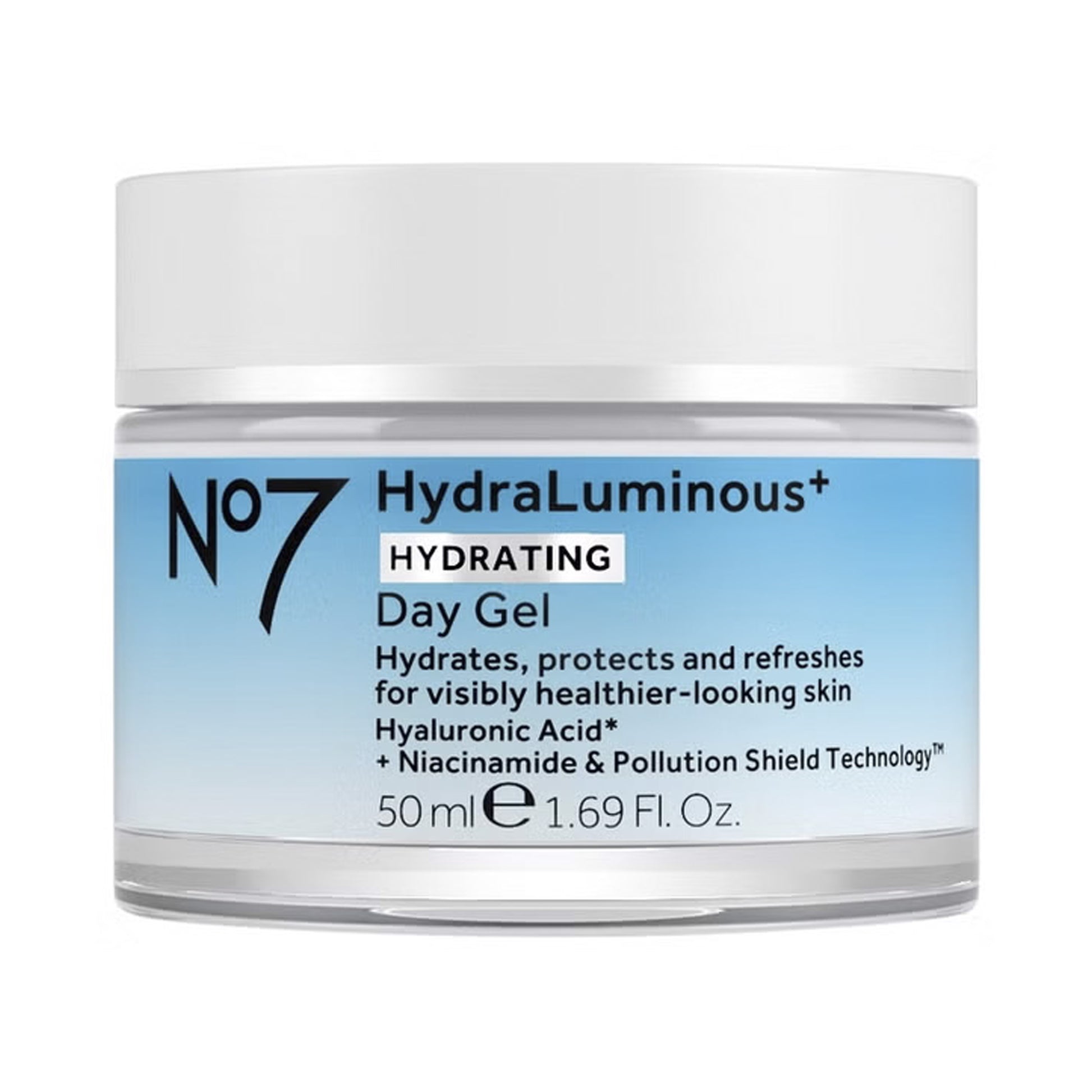 No7 HydraLuminous+ Day Gel 50 mL

