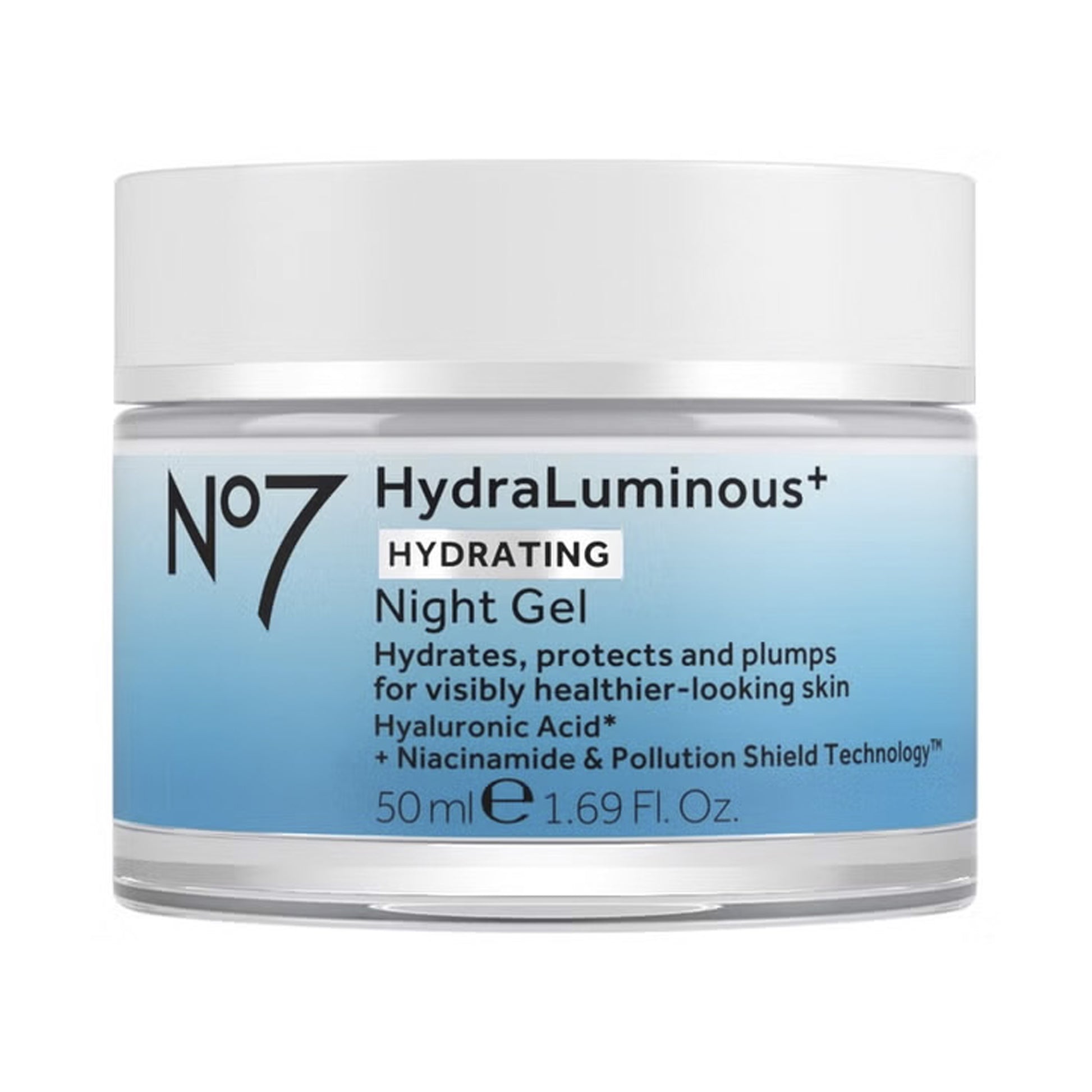 No7 HydraLuminous+ Night Gel 50 mL
