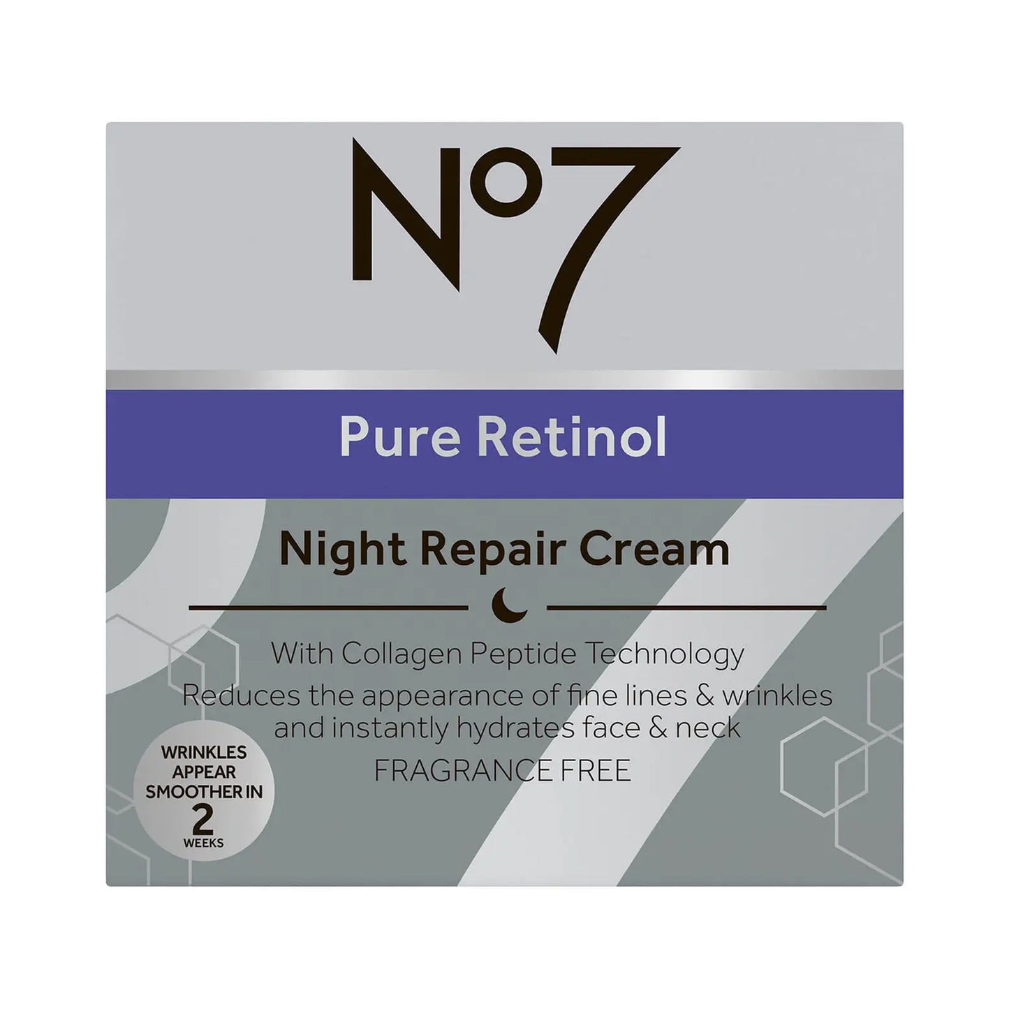 No7 Pure Retinol Night Repair Cream 50 mL