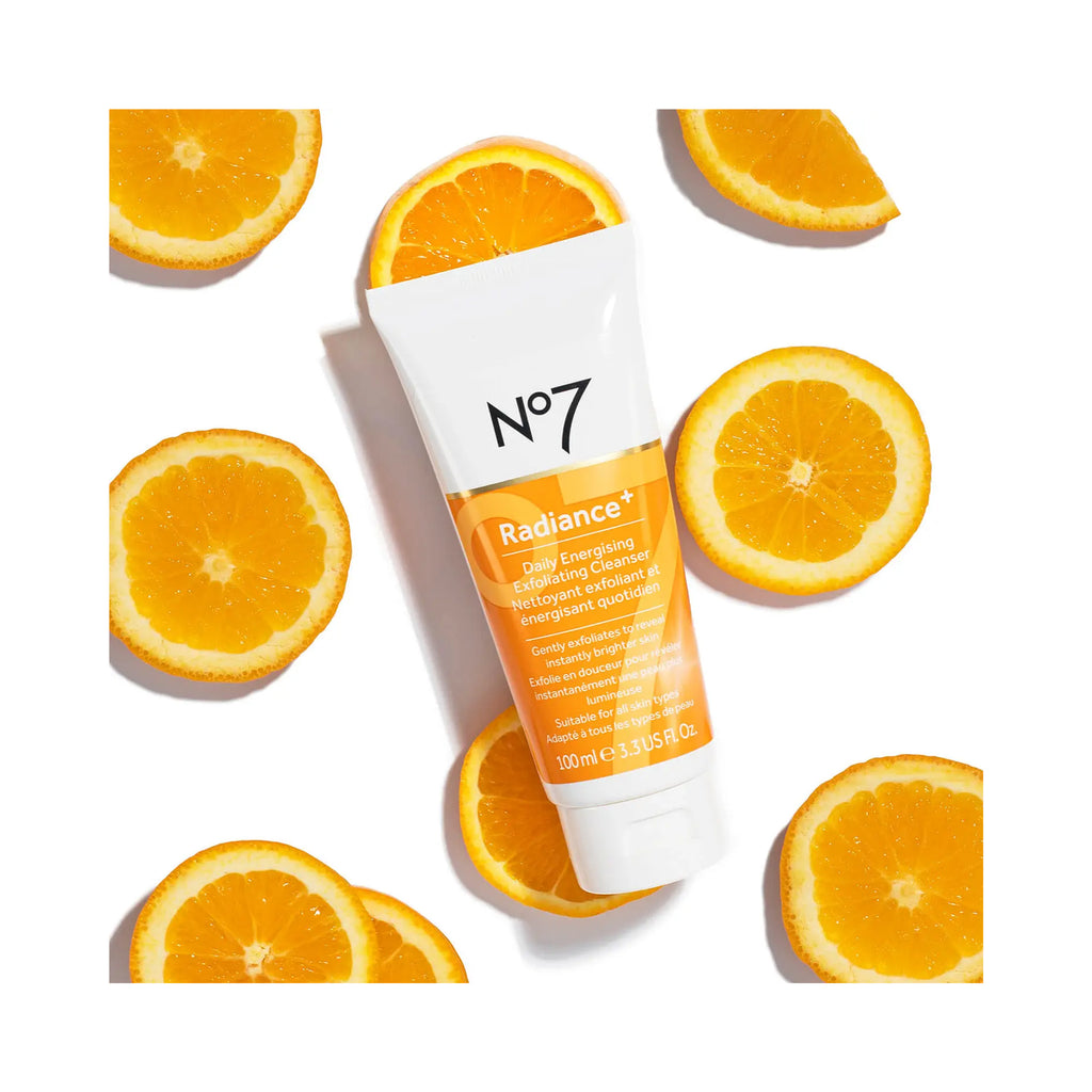 No7 Radiance+ Daily Energizing Exfoliating Cleanser 100 mL