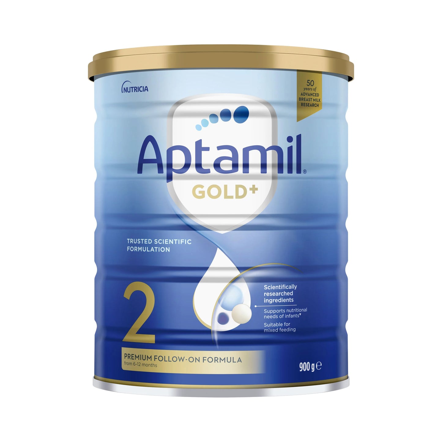 Nutricia Aptamil Gold+ 2 Premium Follow-On Formula From 6-12 Months 900g