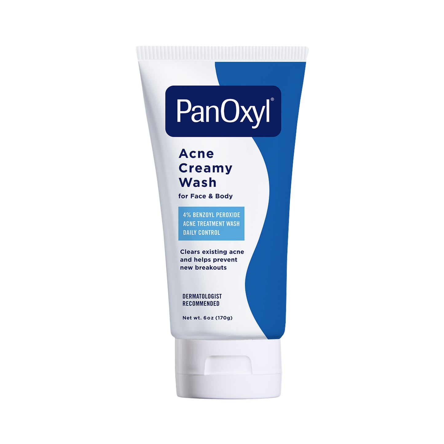 PanOxyl Acne Creamy Wash Benzoyl Peroxide 4% Daily Control 170 g
