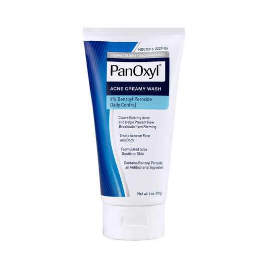 PanOxyl Acne Creamy Wash Benzoyl Peroxide 4% Daily Control 170 g