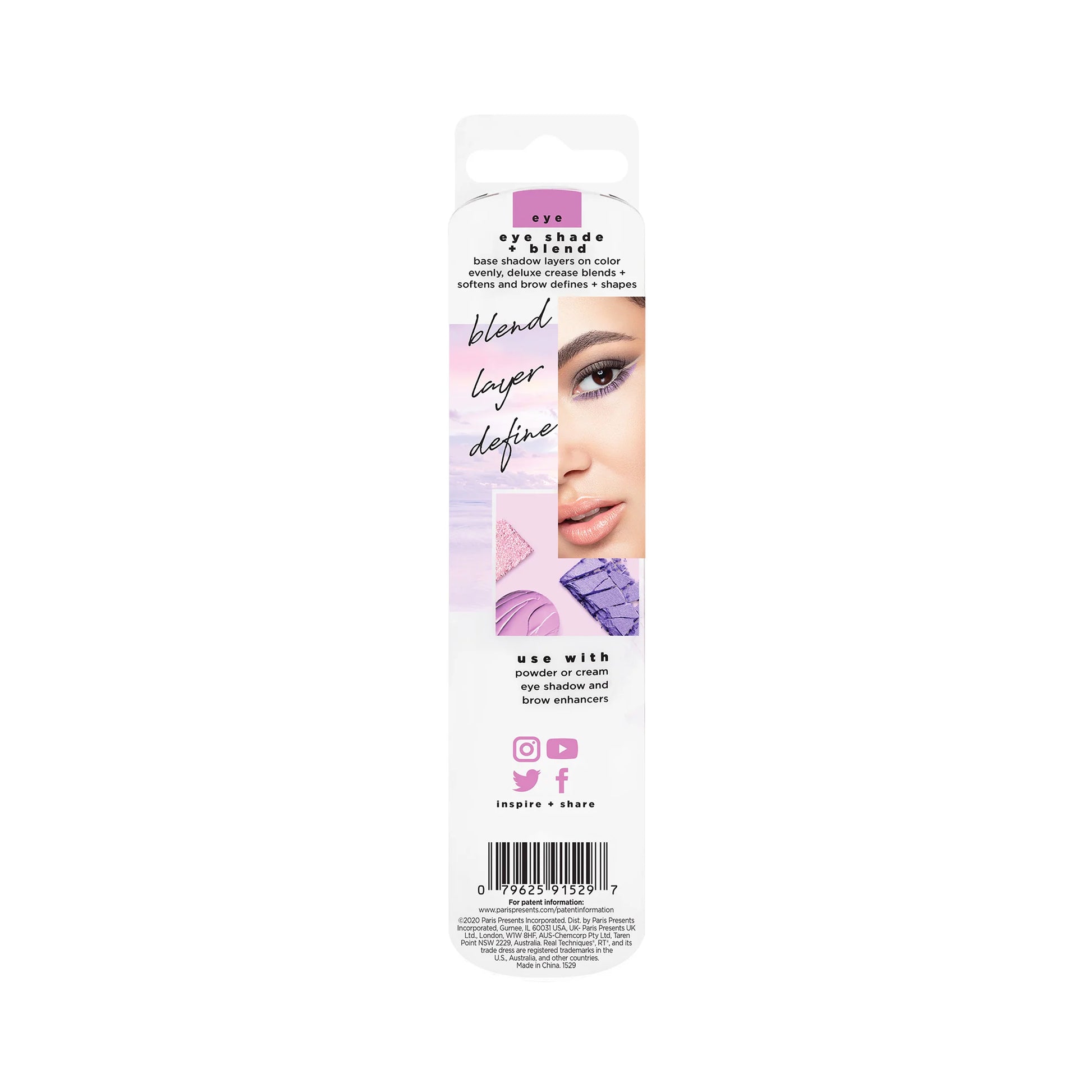 Real Techniques Eye Shade Blend Makeup Brush Trio
