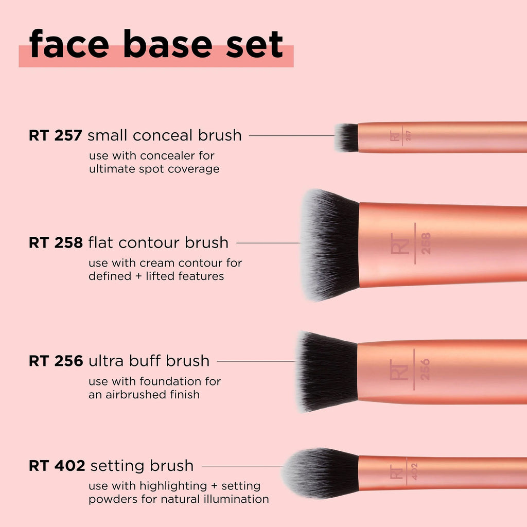 Real Techniques Face Base Makeup Brush Set