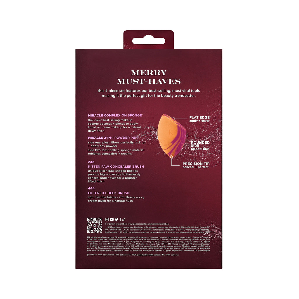 Real Techniques Merry Must-Haves Gift Set