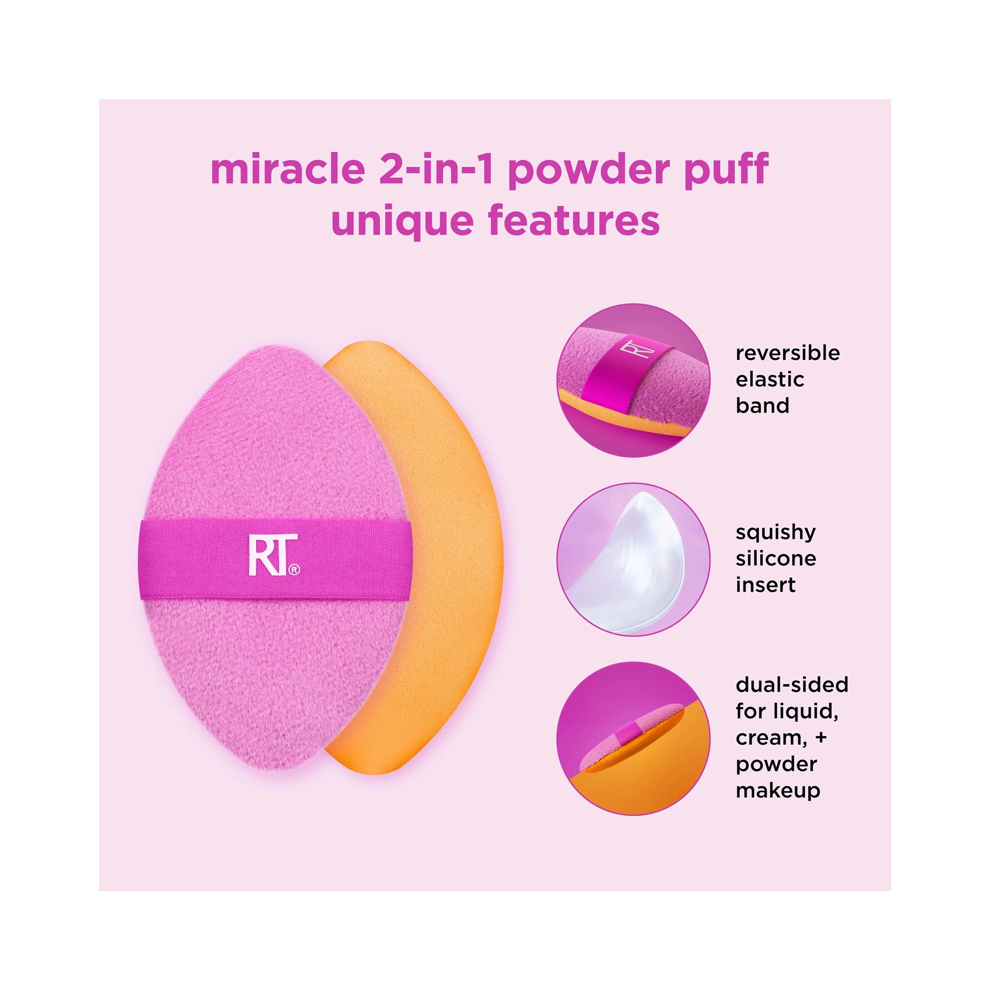 Real Techniques Miracle 2-In-1 Powder Puff