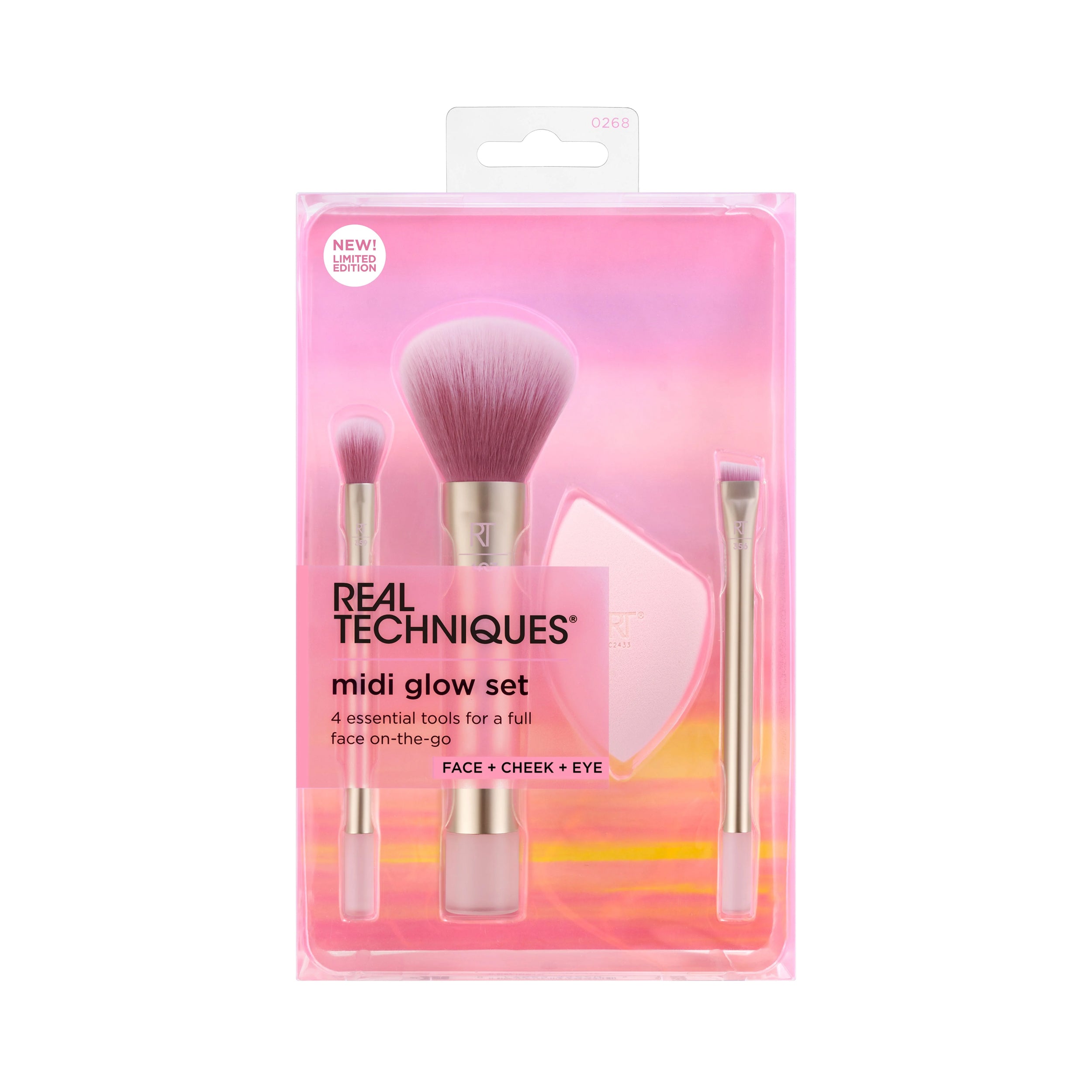 Real Techniques Sunrise To Sunset Midi Glow Brush Set