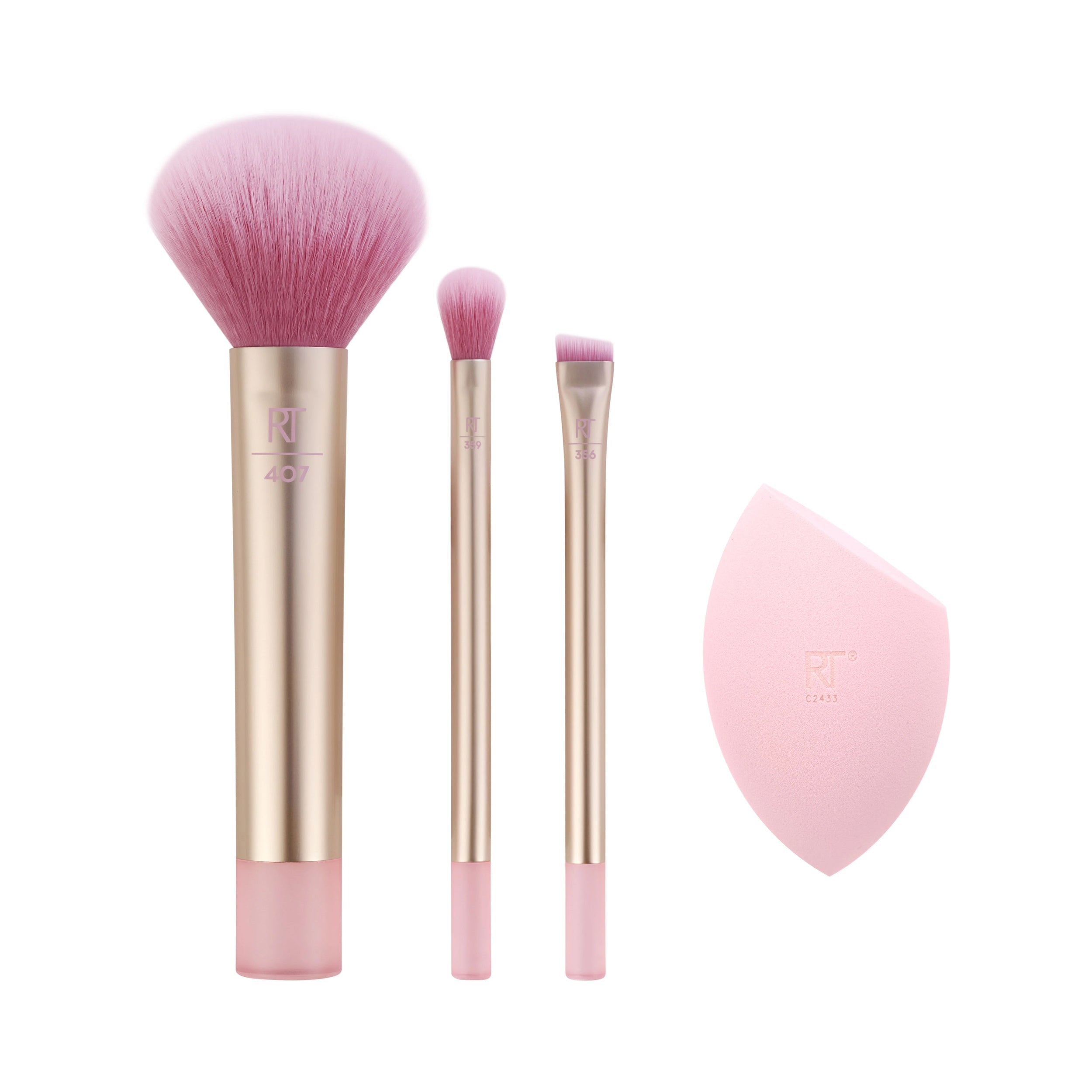 Real Techniques Sunrise To Sunset Midi Glow Brush Set