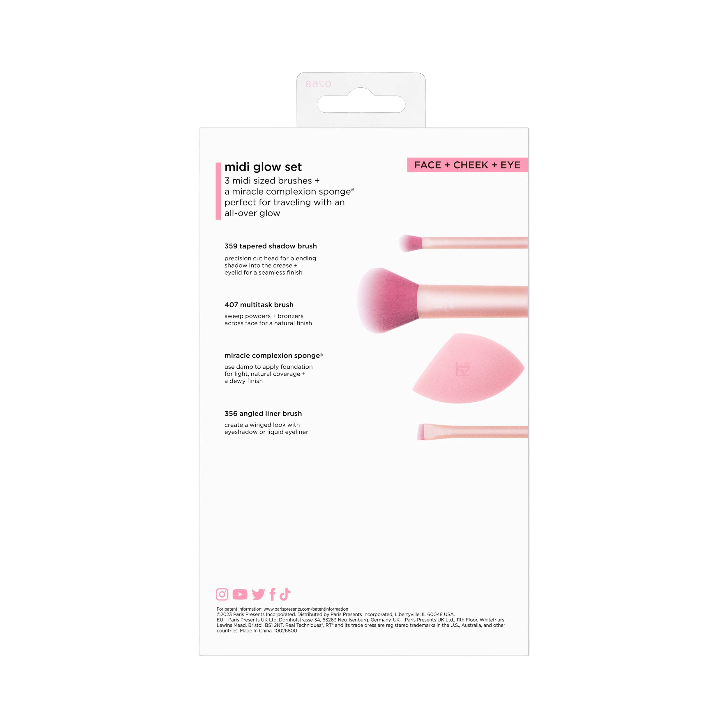 Real Techniques Sunrise To Sunset Midi Glow Brush Set