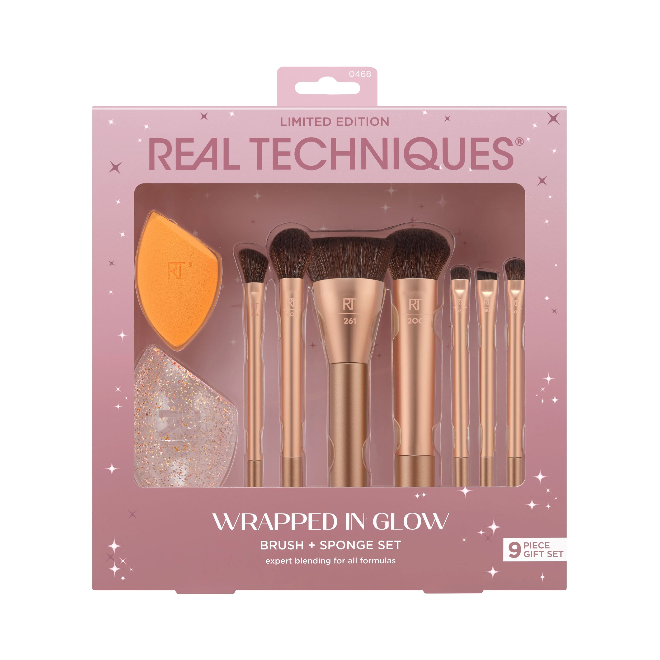 Real Techniques Wrapped In Glow Brush Sponge Set