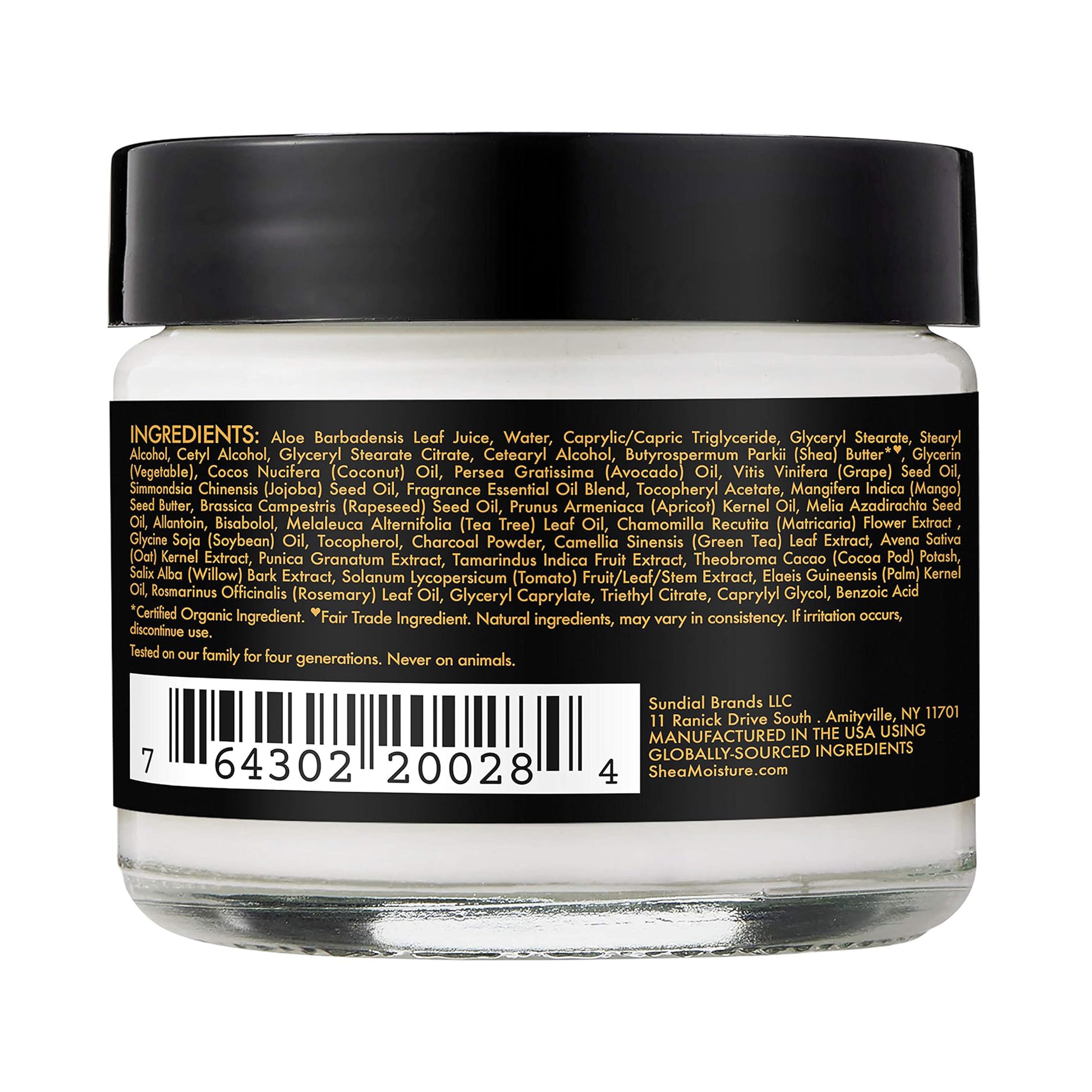 Shea Moisture African Black Soap Moisturizer Balancing Moisturizer 57 g