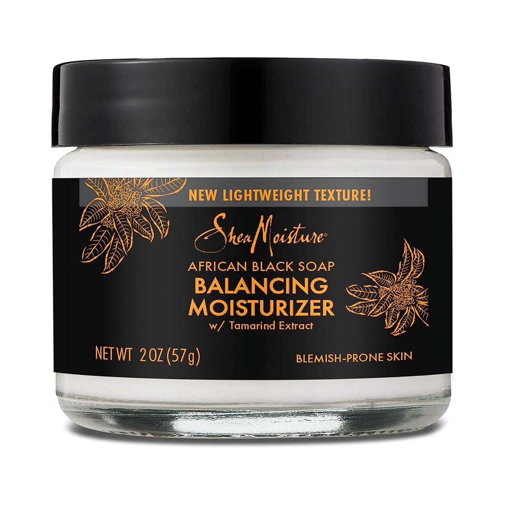 Shea Moisture African Black Soap Moisturizer Balancing Moisturizer 57 g