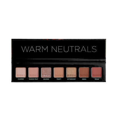 Sigma Beauty Mini Nude Essentials Eyeshadow Palette Set Warm Neutrals