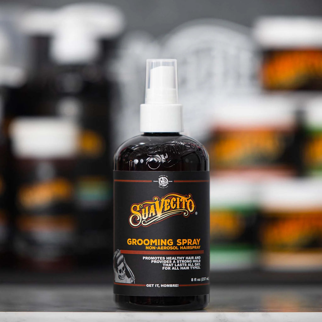 Suavecito Grooming Spray Non-Aerosol Hairspray for Men 237 mL
