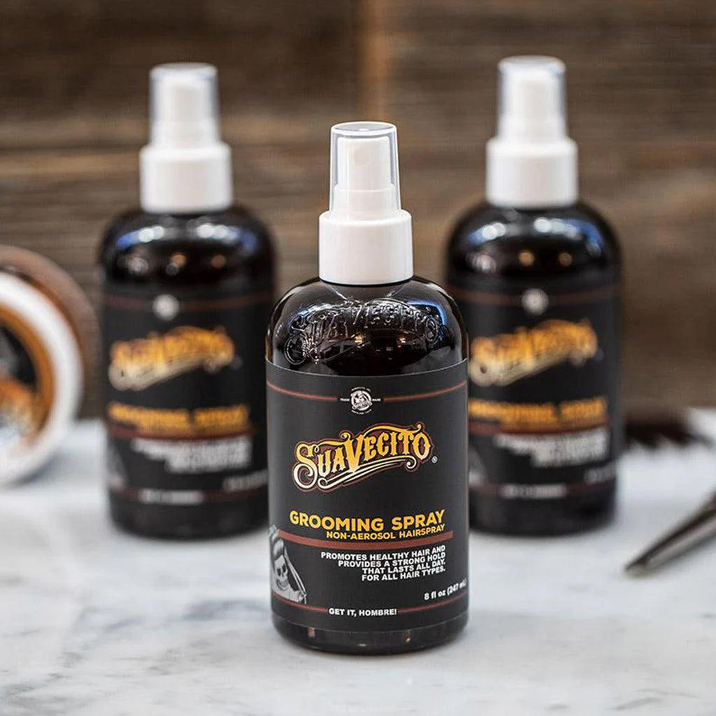 Suavecito Grooming Spray Non-Aerosol Hairspray for Men 237 mL