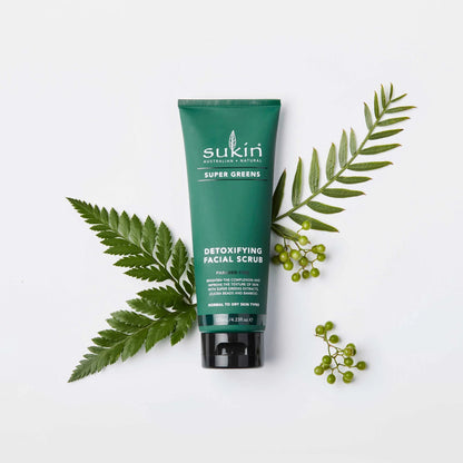 Sukin Super Greens Detoxifying Facial Scrub 125 mL