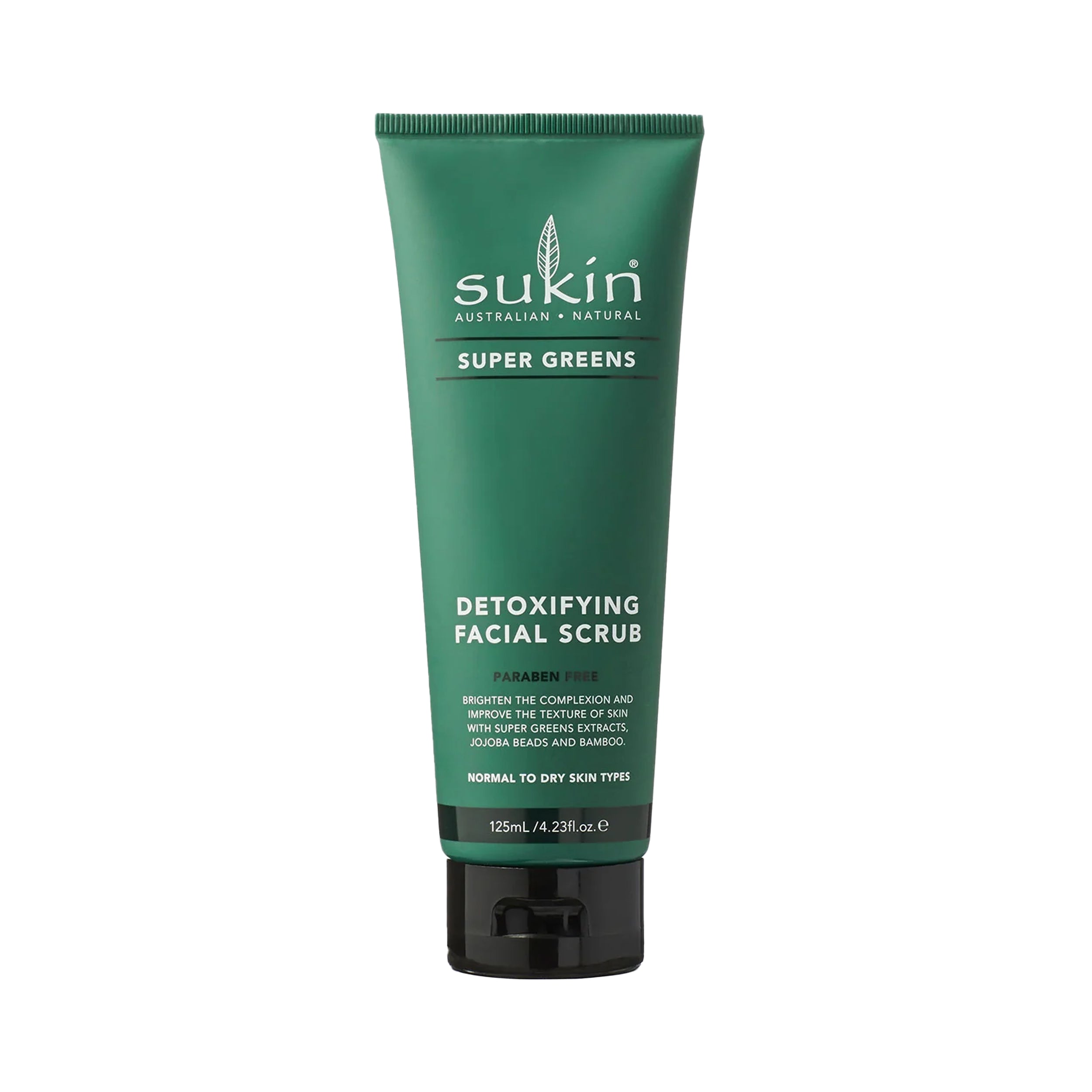 Sukin Super Greens Detoxifying Facial Scrub 125 mL