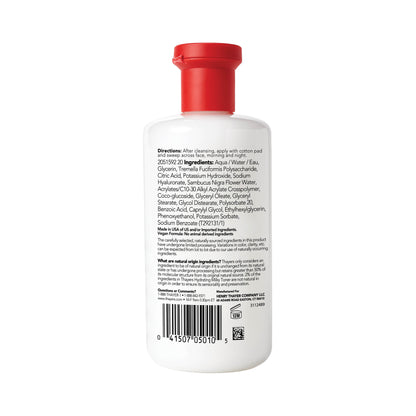 Thayers Hydrating Milky Face Toner Snow Mushroom Hyaluronic Acid Skin Care 355 mL