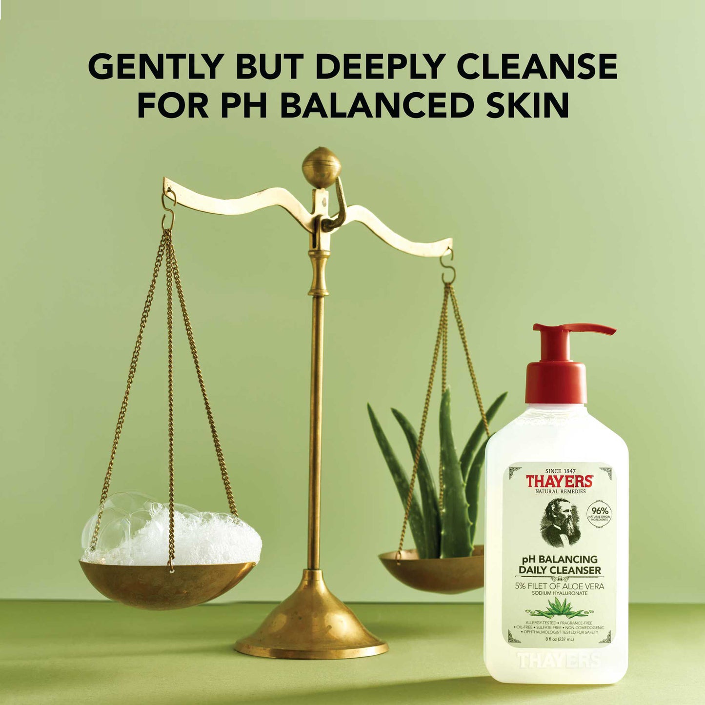 Thayers pH Balancing Gentle Face Wash with Aloe Vera 237 mL