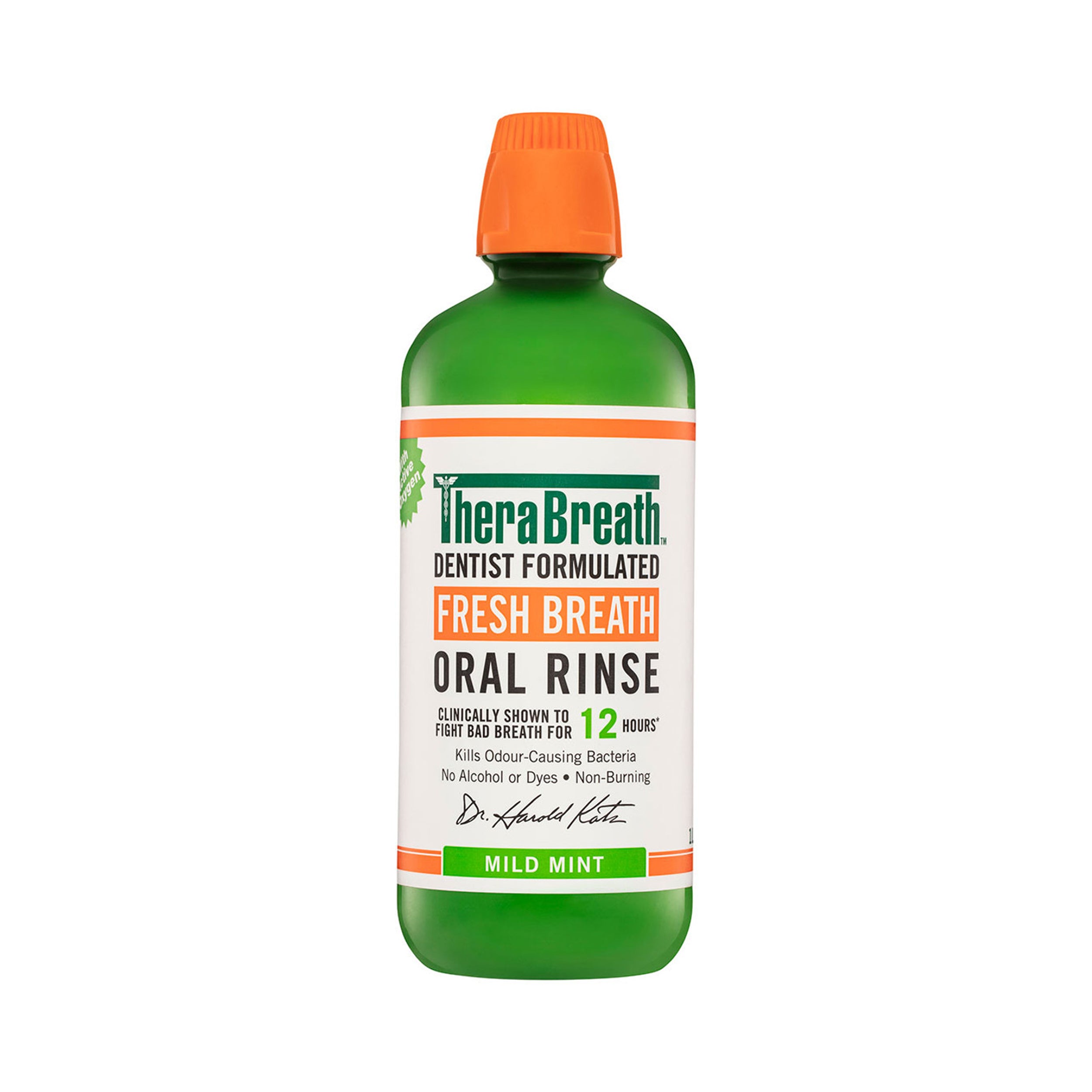 TheraBreath Oral Rinse Fresh Breath Mild Mint 1 Liter Pack Of 2