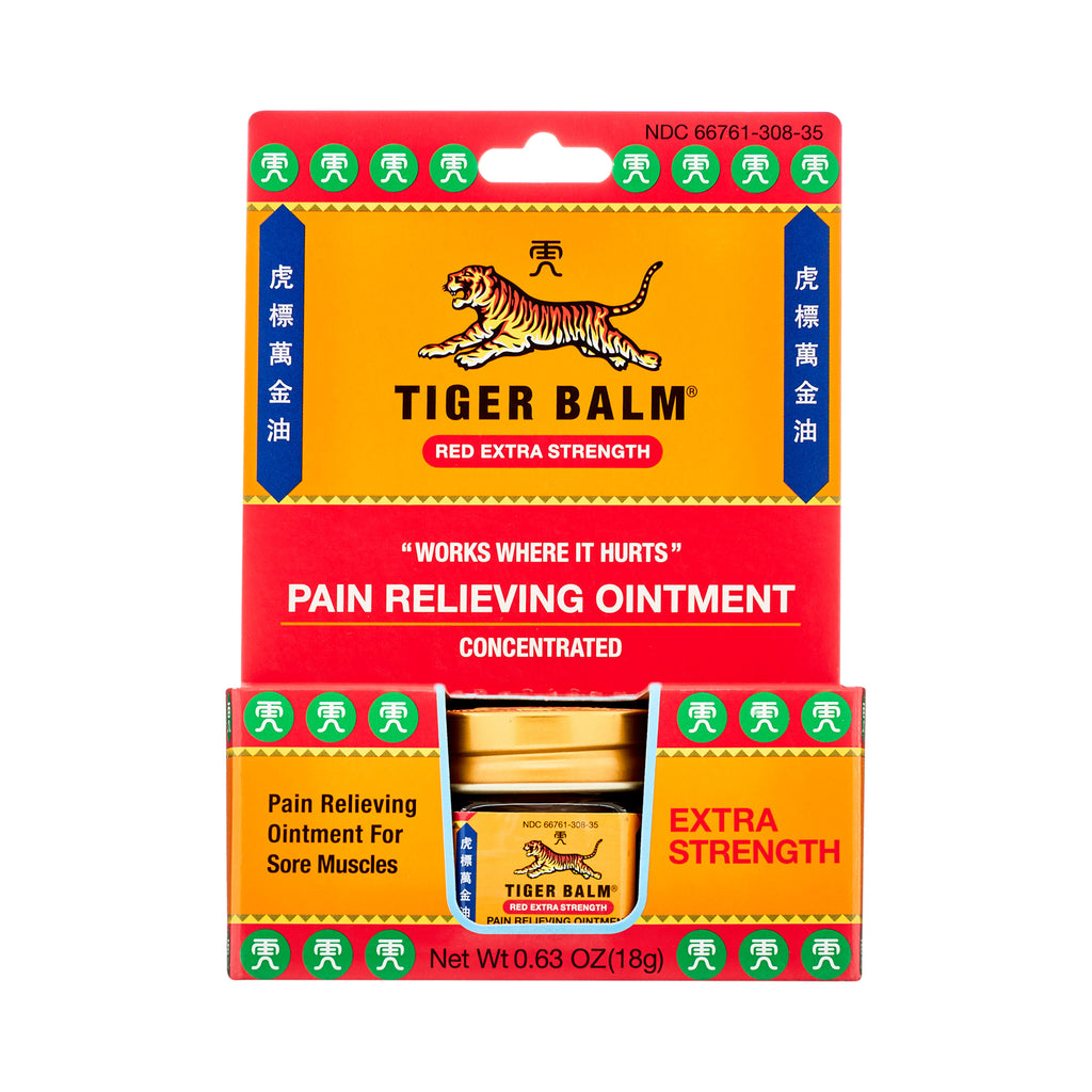 Tiger Balm Pain Relieving Ointment Red Extra Strength 18g