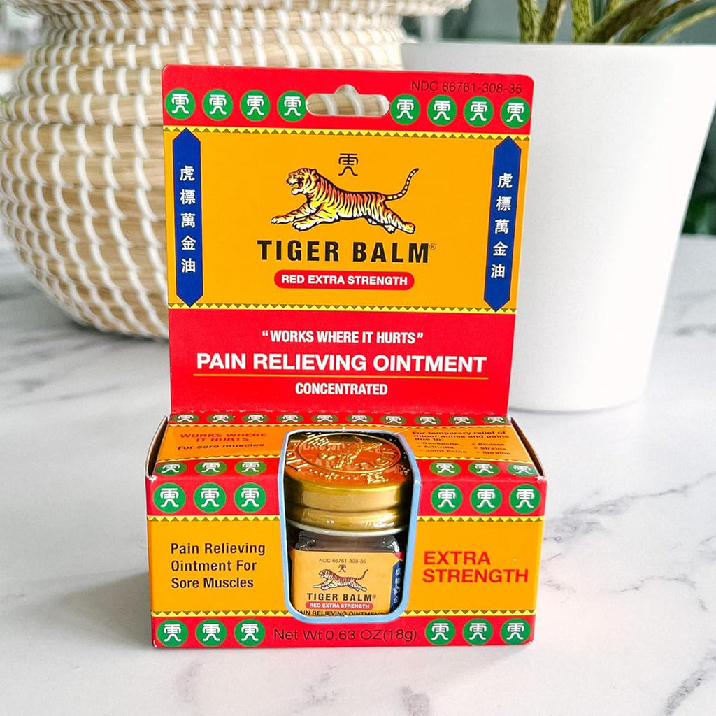 Tiger Balm Pain Relieving Ointment Red Extra Strength 18g