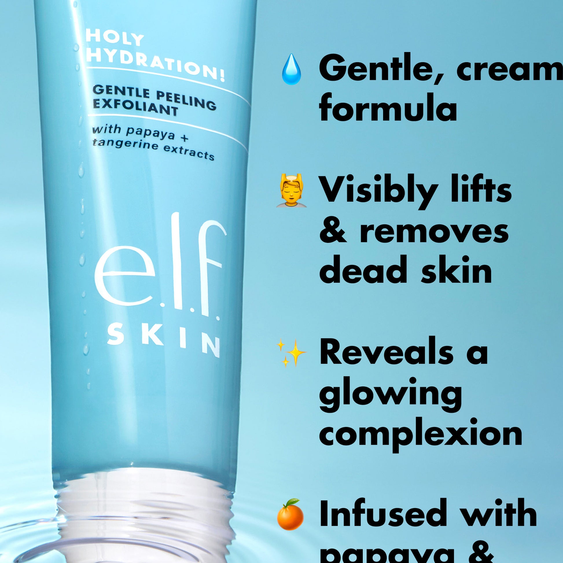 elf Holy Hydration Gentle Peeling Exfoliant
