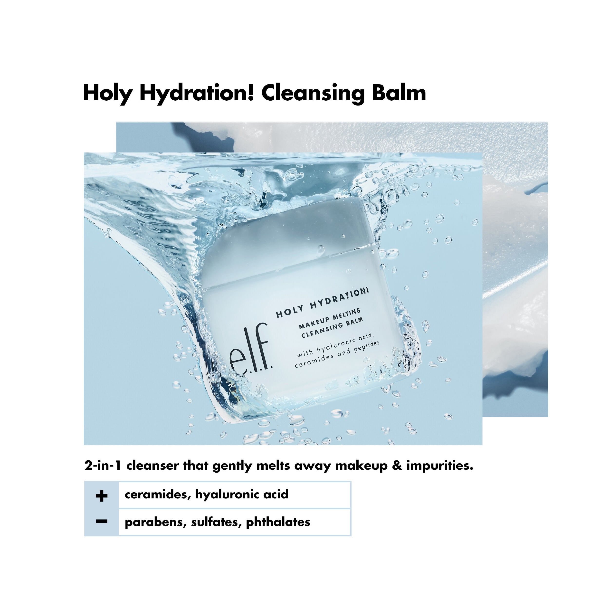 ELF Holy Hydration! Makeup Melting Cleansing Balm