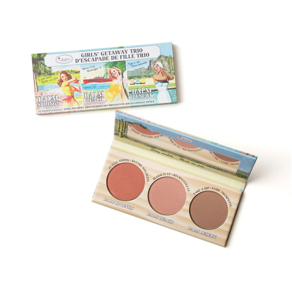 theBalm Girls Getaway Trio Long Wearing Bronzer/Blush