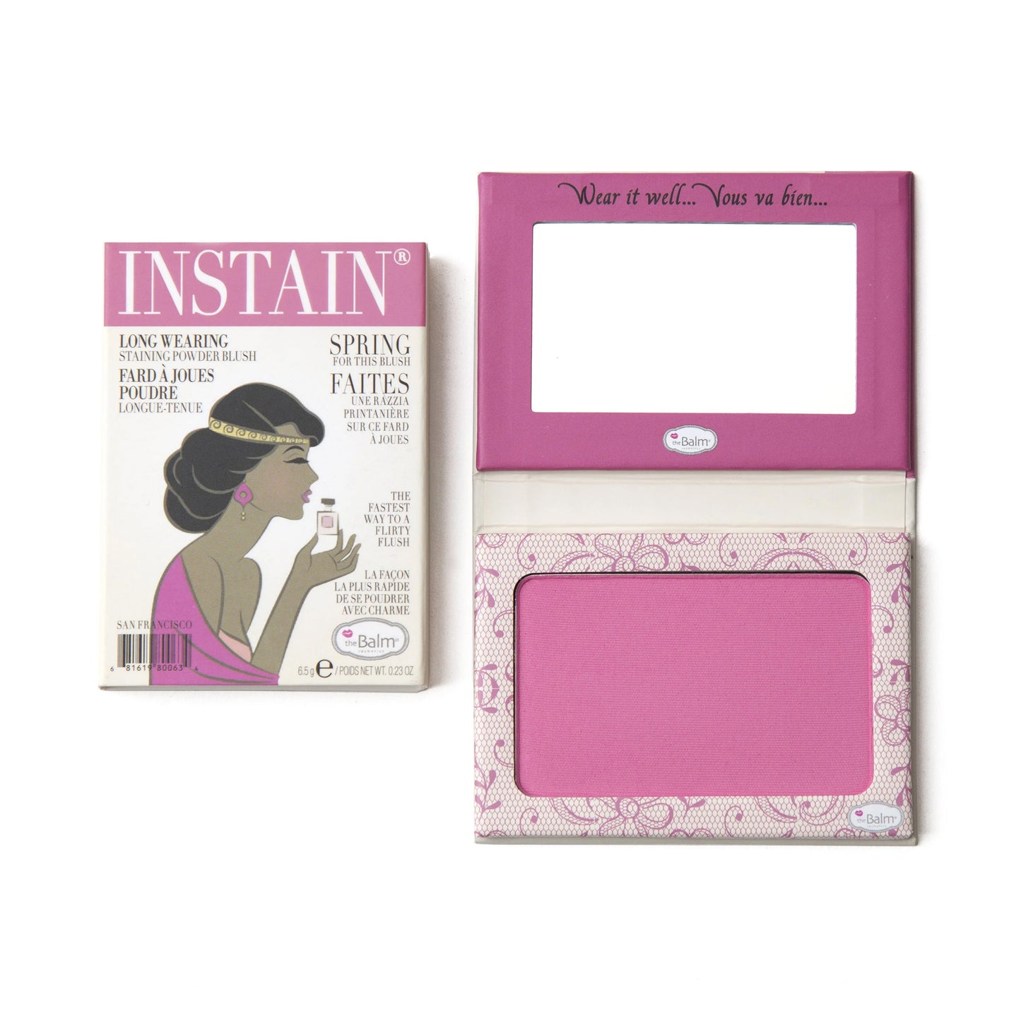 theBalm INSTAIN Long-Wearing Powder Staining Blush Lace