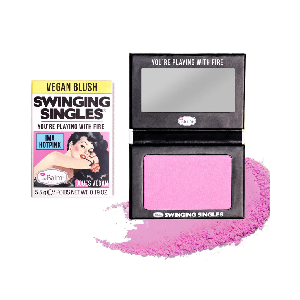 theBalm Swinging Singles Powder Blush Ima Hotpink