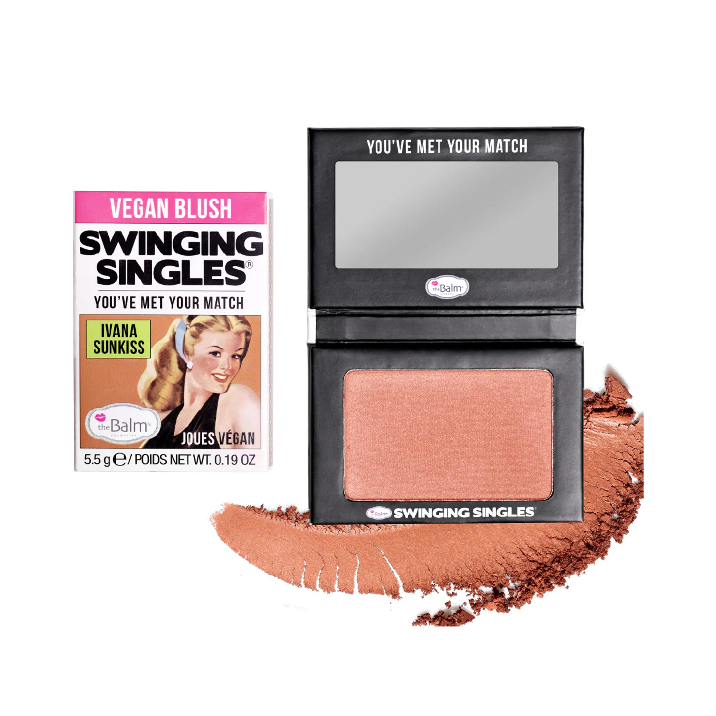 theBalm Swinging Singles Powder Blush Ivana Sunkiss