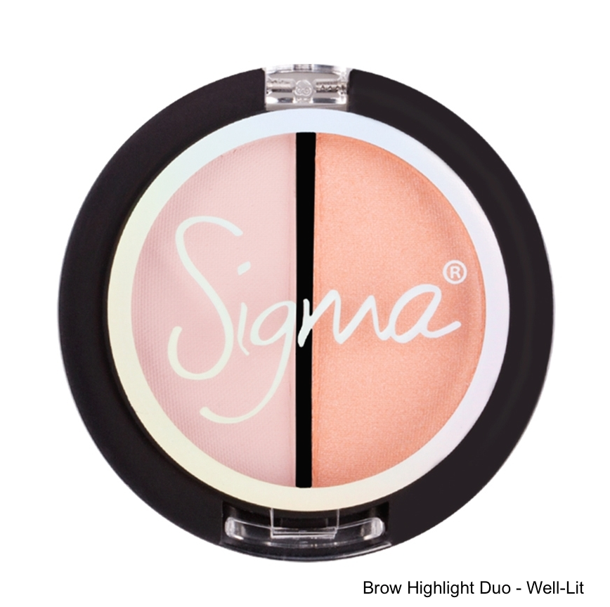 Sigma Beauty Brow Highlight Duo Well-lit