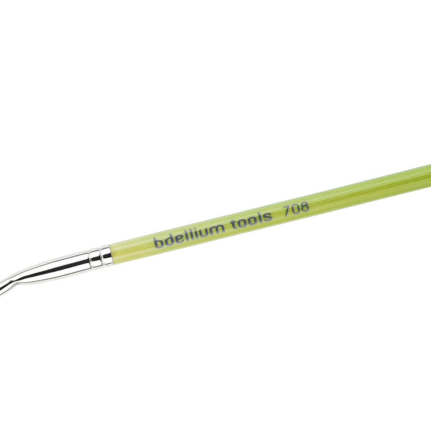 BDellium Tools Green Bambu 708 Bent Eyeliner Brush Green