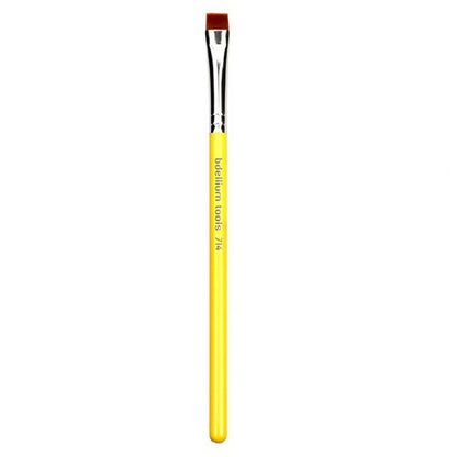BDellium Tools Studio Line 714 Flat Eye Definer Brush Yellow