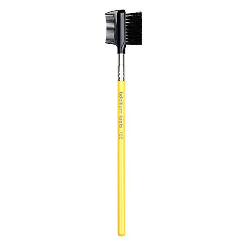 BDellium Tools Studio Line 722 Comb/Brow Brush Yellow