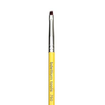 BDellium Tools Studio Line 760 Liner/Brow Brush Yellow Head