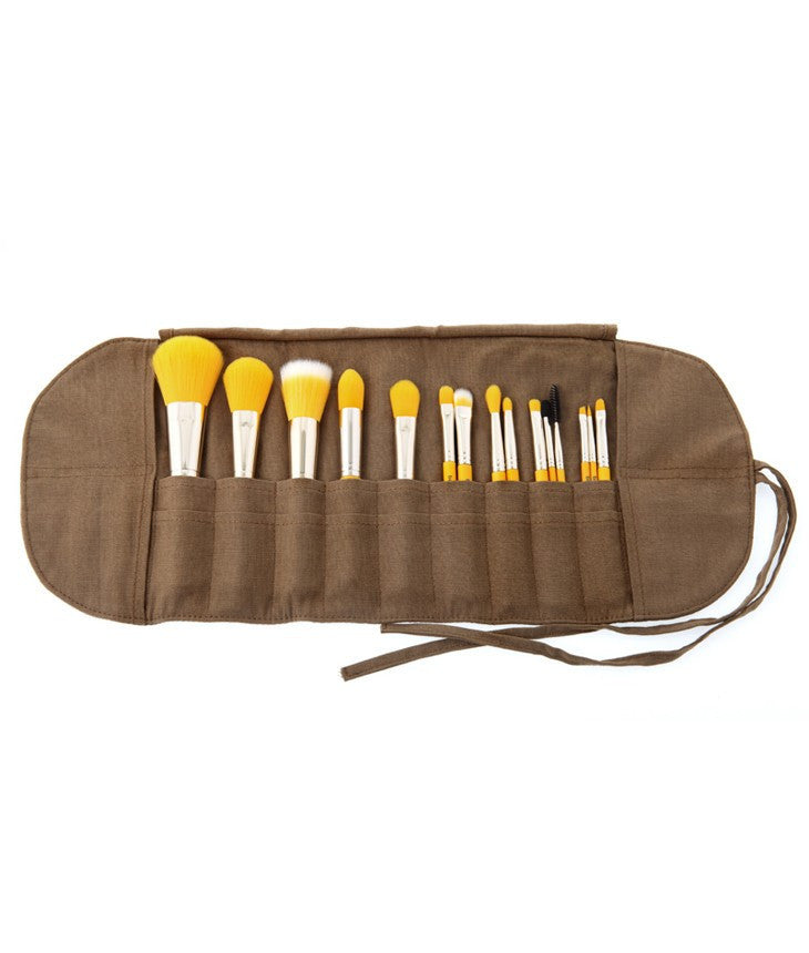 BDellium Tools Yellow Bambu Complete 15pc with Roll-up Pouch