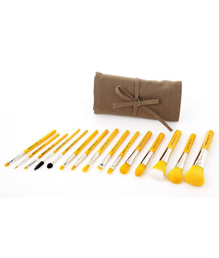 BDellium Tools Yellow Bambu Complete 15pc with Roll-up Pouch