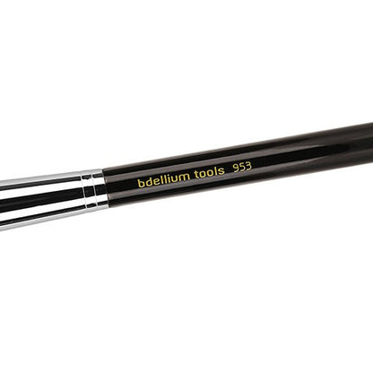 BDellium Tools Professional Antibacterial Makeup Brush Maestro Series Duet Fiber Foundation 953 Black Body
