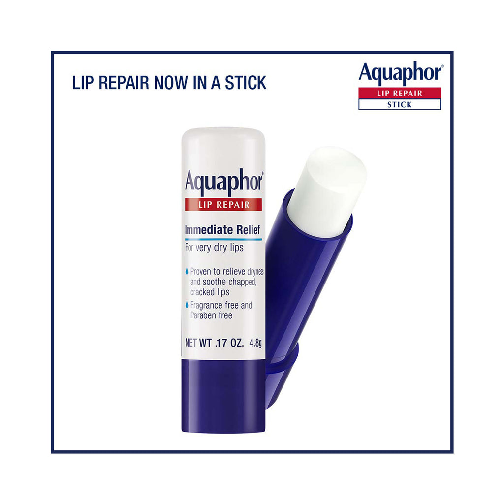 Aquaphor Lip Repair Stick Immediate Relief Dual Pack