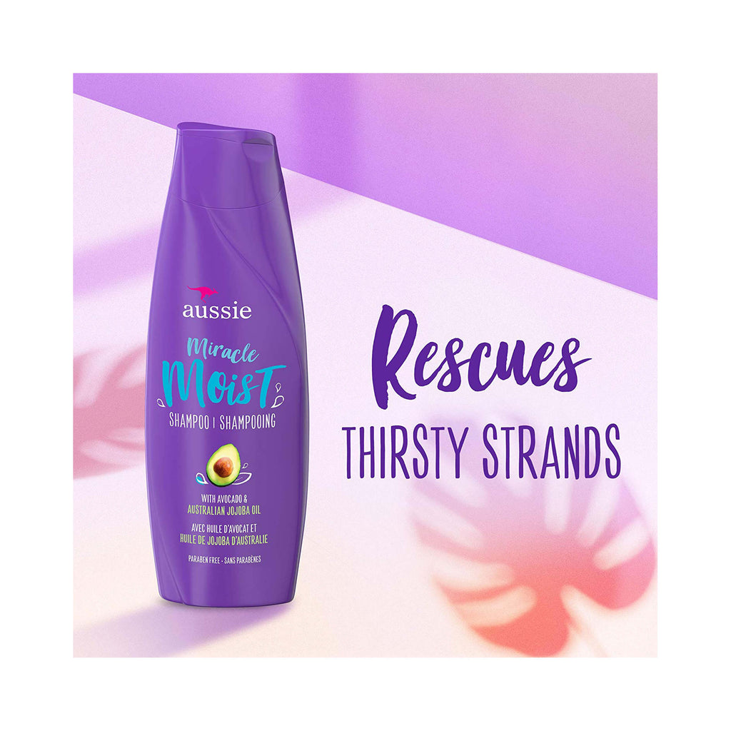 Aussie Miracle Moist Shampoo 360 mL