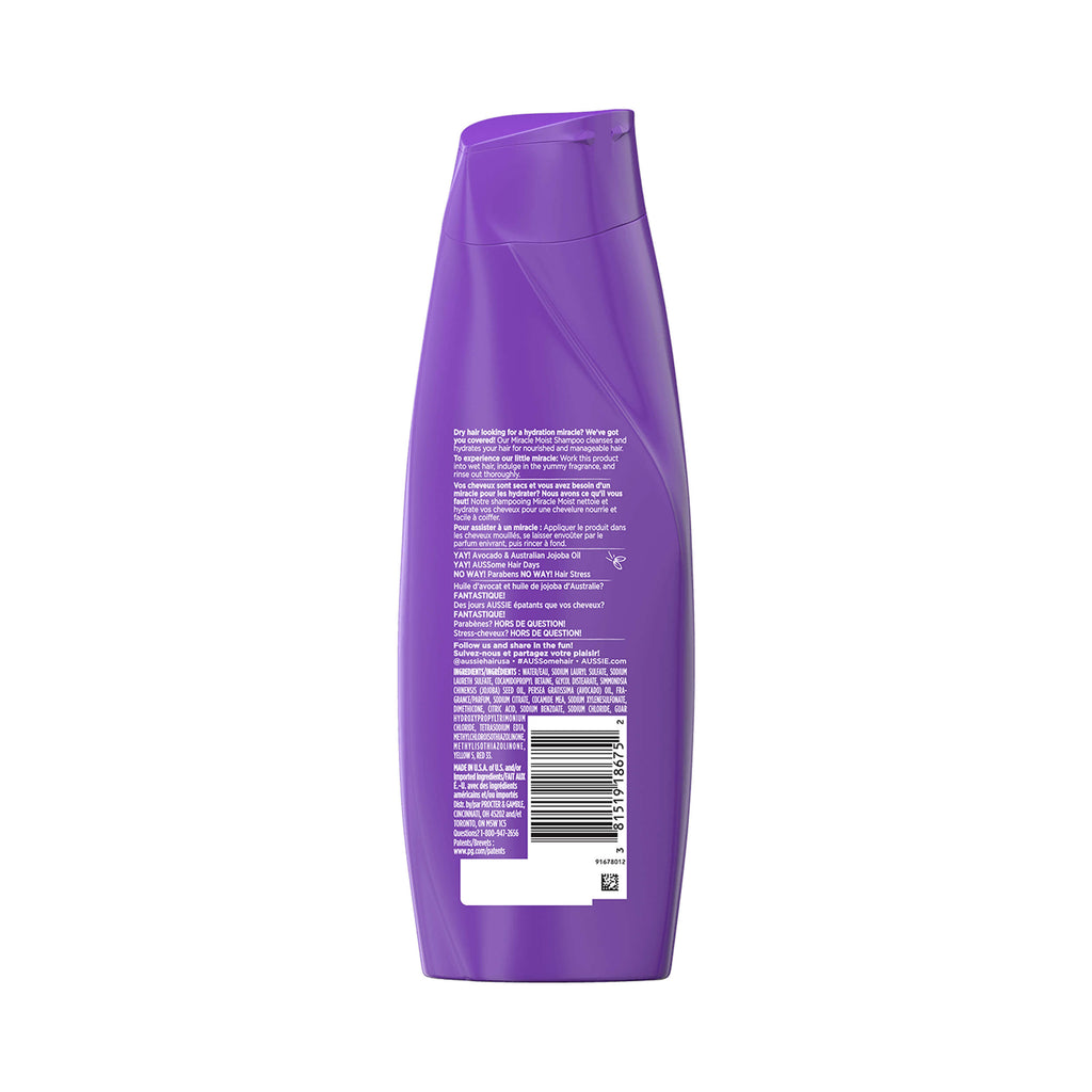 Aussie Miracle Moist Shampoo 360 mL