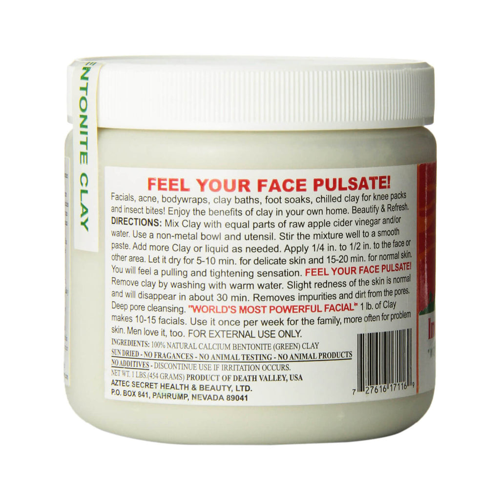 Aztec Secret Indian Healing Clay Deep Pore Cleansing 1 lb 454g