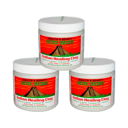 Aztec Secret Indian Healing Clay Deep Pore Cleansing Pack of 3