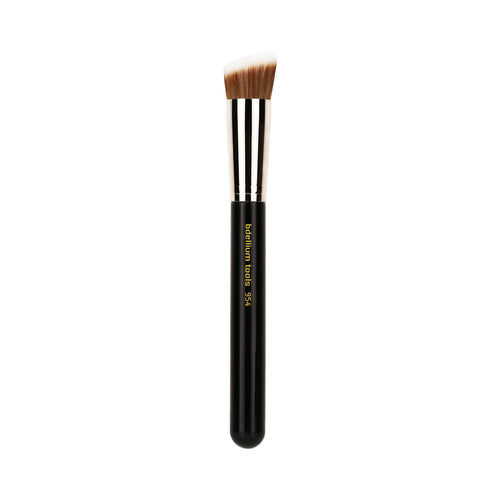 BDellium Tools Maestro Line 954 Duet Fiber Slanted Kabuki Brush Black